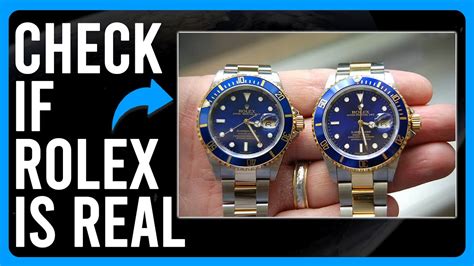 how do i know if a rolex watch is real|how to spot real rolex.